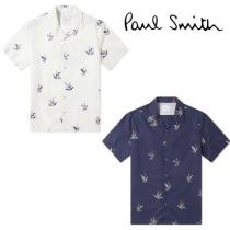【関税込】Paul Smith ブランド 偽物 通販 リーフプリント バケーションシャツ 2色 iwgoods.com:gvdhdv-1