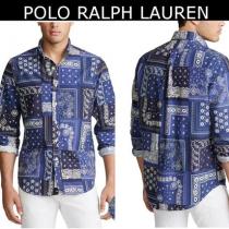 【Polo Ralph Lauren ブランド コピー】メンズクラシックフィットバンダナシャツ iwgoods.com:9o5elq-1