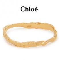 【19AW】CHLOE ブランド 偽物 通販★Anouck crinkle-effect brass bracelet iwgoods.com:9dl832-1