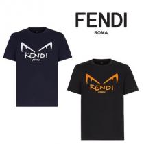 ★新作★ FENDI ブランドコピー商品 ロゴTシャツ 2色 iwgoods.com:6diyve-1