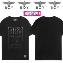 BOY LONDON 激安スーパーコピー(ボーイロンドン 偽ブランド)/stock sale  logo print Tシャツ iwgoods.com:pzy16j-1