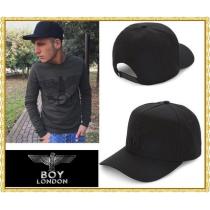 数量限定！！★BOY LONDON 偽ブランド★イーグル キャップ 帽子 ブラック iwgoods.com:fythxe-1