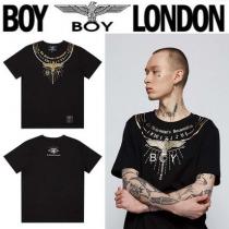 BOY LONDON コピー品(ボーイロンドン 激安スーパーコピー)/ネックラインロゴ半袖Tシャツ iwgoods.com:680oxb-1