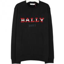 BALLY ブランド 偽物 通販 19SS ロゴパッチ トレーナー_BLACK/RE...