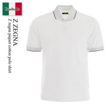 Z Zegna 偽物 ブランド 販売 piquet cotton polo shirt iwgoods.com:s3p9gp-1
