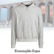 Ermenegildo Zegna ブランドコピー コットンジャージースウェットシャツ GRIGIO iwgoods.com:kk6dv1-1