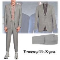 Ermenegildo Zegna 激安スーパーコピー TROFEO 600 ウール＆シルクスーツ gray iwgoods.com:djz537-1