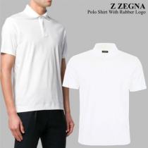 Z Zegna ブランドコピー通販　Polo Shirt With Rubber Logo iwgoods.com:251323-1