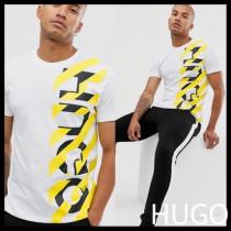 HUGO*ビッグロゴ 半袖 Tシャツ/ホワイト iwgoods.com:v9h9o6-1
