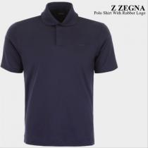 Z Zegna ブランド コピー　Polo Shirt With Rubber Logo iwgoods.com:j79quz