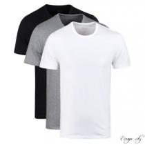 関税込◆HUGOBOSS 激安スーパーコピー　3枚組Tシャツ  グレー/ブラック/ホワイト iwgoods.com:elikf6-1