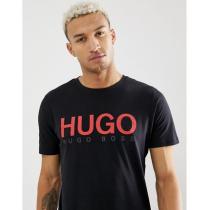 HUGO Tシャツ☆★HUGO Dolive-U3 logo t-shirt in black iwgoods.com:nb4lt5-1
