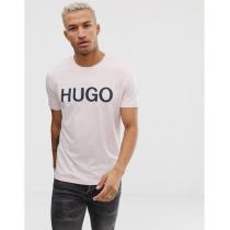 HUGO Tシャツ☆★HUGO Dolive-U3 logo t-shirt in pink iwgoods.com:9w8s8b-1