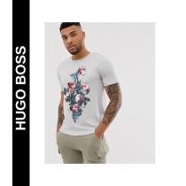 送料込★HUGO BOSS ブランド コピー★Droses graphic printTシャツ iwgoods.com:i4vhcj-1