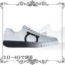 関税込◆Salvatore FERRAGAMO コピー品 White ブランドコピー通販 Gancini Degrade Sneakers iwgoods.com:ybnsb5-1