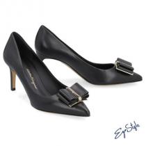 LEATHER POINTY-TOE PUMPS iwgoods.com:94oalb-1