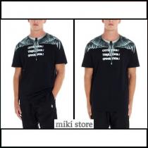 【Marcelo Burlon ブランド コピー - county of milan】 'WING 偽物 ブランド 販売s'Tシャツ iwgoods.com:v0gmcw-1