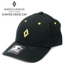 MARCELO Burlon 偽ブランド  STARTER CROSS CAP ロゴキャップ 送料関税込 iwgoods.com:g0wjdy-1