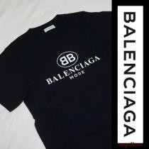再入荷！【即納OK】BALENCIAGA 偽物 ブランド 販売 BBロゴ Tシャツ iwgoods.com:ti0jlm-1