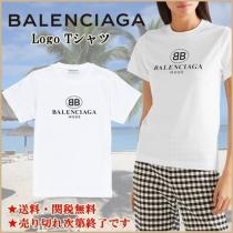 【即納・送料無料】BALENCIAGA コピー商品 通販 ロゴ プリント Tシャツ White スーパーコピー iwgoods.com:o5smkx-1