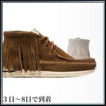 関税込◆ Brown Voyageur lace-up fringe trim suede boots iwgoods.com:xapsis-1