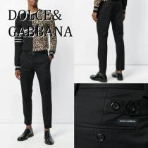 関税・送料込 Dolce & Gabbana コピー品 ロゴ アンクル テーラード パンツ iwgoods.com:1sode6-1