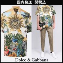 国内発送 Dolce & Gabbana コピーブランド ハワイフィットシャ...
