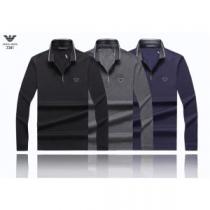 3色可選 長袖Tシャツ  アルマーニ ARMANI 2019トレンドファッション新品 活躍するトレンドアイテム iwgoods.com K1nuWn-1