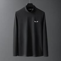 BAG BUGS バッグ バグズ フェンディ 長袖Tシャツ メンズ より洗練されたコーデに FENDI コピー ストリート 黒白２色 VIP価格 iwgoods.com eyWbay-1