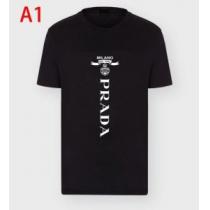 究極的な高級感が素敵 プラダ Tシャツ メンズ PRADA コピー 多色可選 2020限定 カジュアル ロゴ入り 通勤通学 シンプル 最低価格 iwgoods.com DqWT1D-1