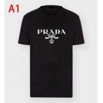 Tシャツ メンズ PRADA コーデに季節感をプラス プラダ コピー 激安 2020限定 通勤通学 多色可選 ロゴ ストリート 品質保証 iwgoods.com a4vC0b-1