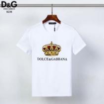 おしゃれに大人の必見 2色可選 半袖Tシャツ 大人の新作こそ ドルチェ＆ガッバーナ Dolce&Gabbana iwgoods.com Cu0fGr-1