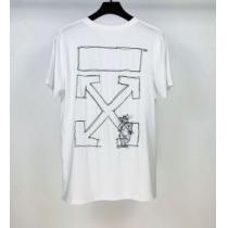 半袖Tシャツ 2色可選 最もオススメ Off-White 人気が継続中 オフホワイト  海外でも大人気 iwgoods.com eOre4b-1
