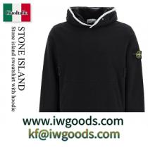 2022注目☆Stone island sweatshirt with hoodie and buttonsストーンアイランドパーカーコピー通販 iwgoods.com Tf8H9b