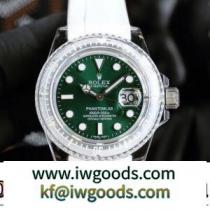 お洒落に魅せる 機械式（自動巻き）ムーブメント ROLEX偽物ブランド 2022新作 シリコン 腕時計 カレンダー機能付き 3色可選 iwgoods.com OzaK5f-1