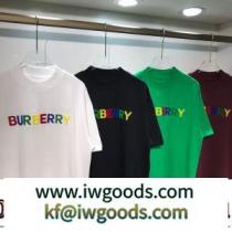 BURBERRYスーパーコピー  半袖Tシャツ 4色可選 2022春夏 肌に馴染みやすい 自分らしいスタイリング ポップ iwgoods.com 5bGfWj