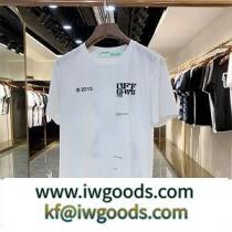 Off-White新品❤️人気 オフホワイトtシャツコピー2022トレンド上質ストリートファッション半袖トップス iwgoods.com WriSLv