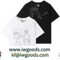 2022春夏 お洒落に魅せる クールビズ ロエベスーパーコピー 半袖Tシャツ 2色可選 優しいフィット感 iwgoods.com C4PfCy-1
