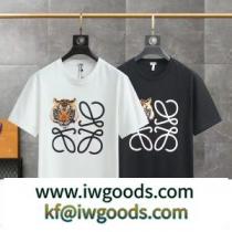 シンプルな夏の装い LOEWEアナグラム ロエベコピー 半袖Tシャツ 2022限定セール2色可選 個性でトレンド iwgoods.com L5jCqC-1