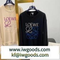 LOEWE 2022年の秋服トレンドアイテム ロエベコピー アナグラム スエットシャツ 4色可選 気兼ねなく着られる iwgoods.com qKnuOr