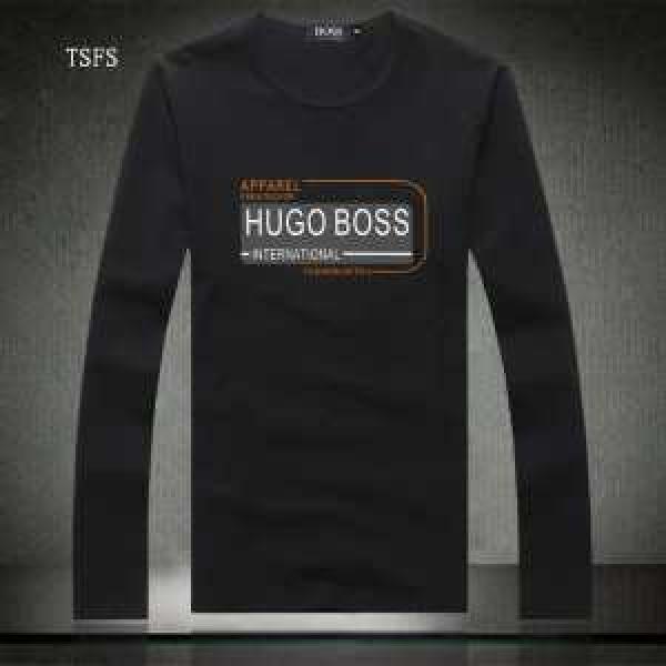 2021秋冬 上質 HUGO BOSS ヒューゴボス  長袖 Tシャツ
