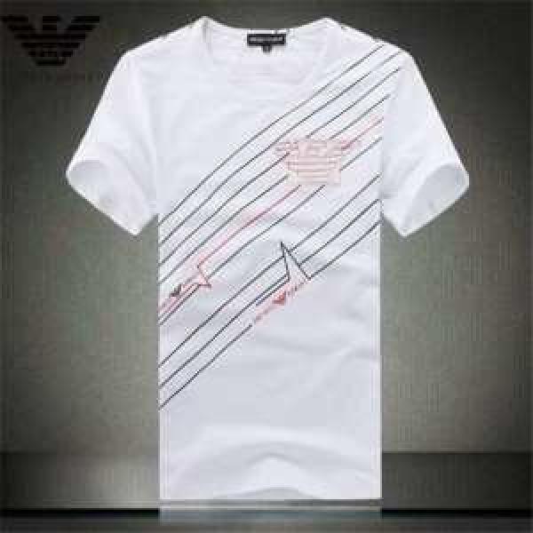 2021春夏 モテるアイテム ARMANI アルマーニ 人気通販 半袖Tシャツ 2色可選