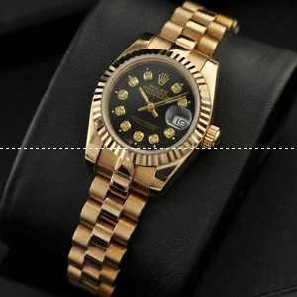 ROLEX ロレックス デイトジャスト 女性用腕時計 自動巻き 3針クロノグラフ 日付表示 27.00mm ステンレス