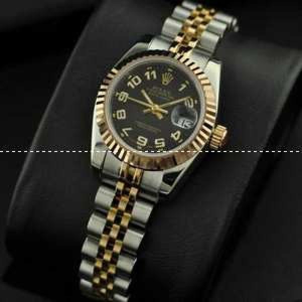 ROLEX ロレックス デイトジャスト 女性用腕時計 自動巻き 3針クロノグラフ 日付表示 サファイヤクリスタル風防 27.00mm