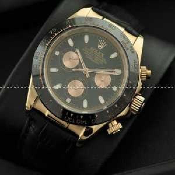 ROLEX ロレックス デイトナ メンズ腕時計 自動巻き 6針クロノグラフ レザー サファイヤクリスタル風防