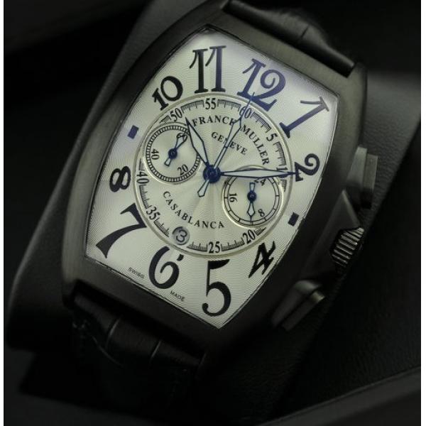 丁度良いモデルFRANCK MULLER フランクミュラー メンズ腕時計 メードインジャパンクオーツ 日付表示 46.00X38.00mm サファイヤクリスタル風防 レザー