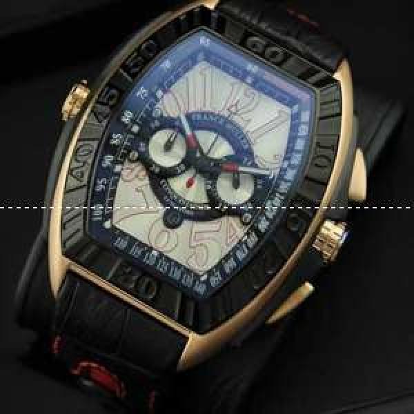 大きな魅力であるFRANCK MULLER  フランクミュラー メンズ腕時計 日付表示　メードインジャパンクオーツ 5針クロノグラフ