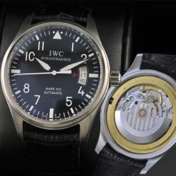 スゴイ人気  スイスムーブメント 3針  自動巻き 日付表示 夜光効果  男性用腕時計 IWC クオーツ メンズ腕時計