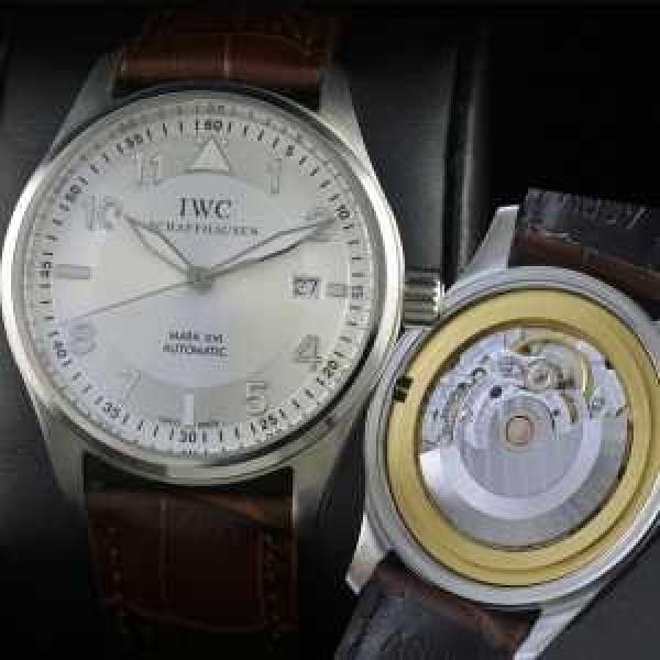日付表示 新着 スイスムーブメント 3針  自動巻き    男性用腕時計 IWC クオーツ メンズ腕時計