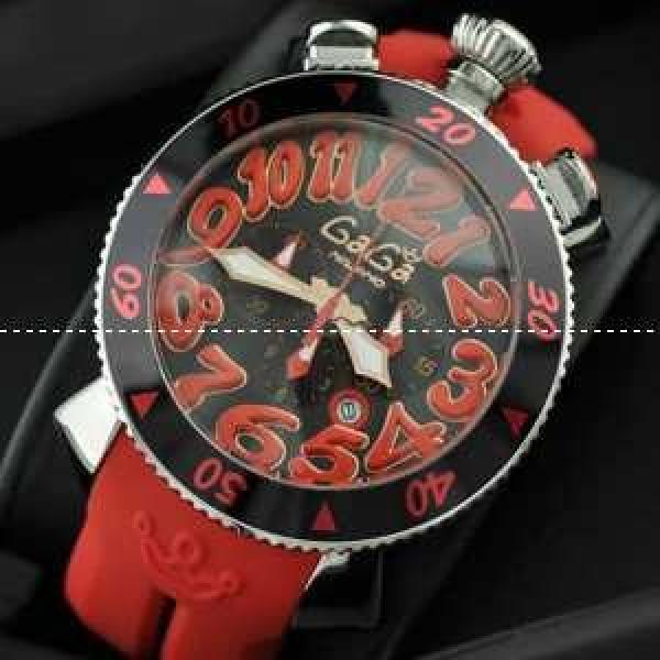 ガガミラノ腕時計 GaGaMILANO  5針 クロノグラフ/日付表示/夜光効果 ステンレス 男性用腕時計